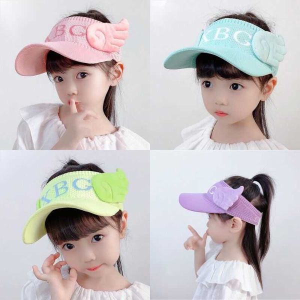 

caps hats sun hats for children baseball caps 2021 new summer sun-protection sun visors beach hat girls hats p230323, Yellow