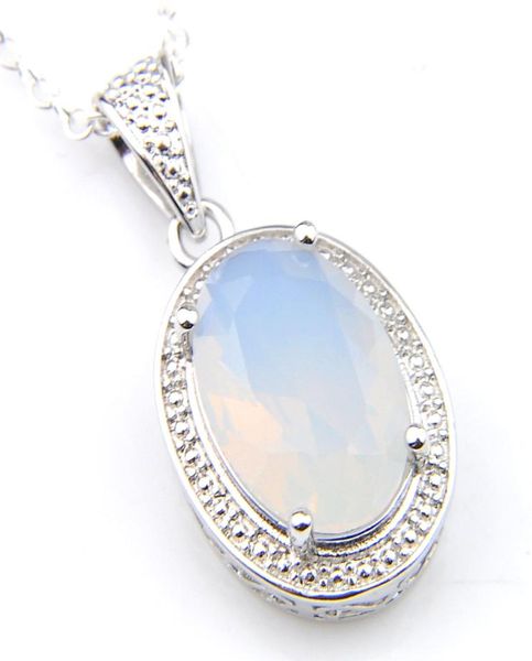 

whole 12 pcs lot vintage oval unique moonstone crystal gems 925 silver usa israel wedding engagement pendants weddings jewelr4392501