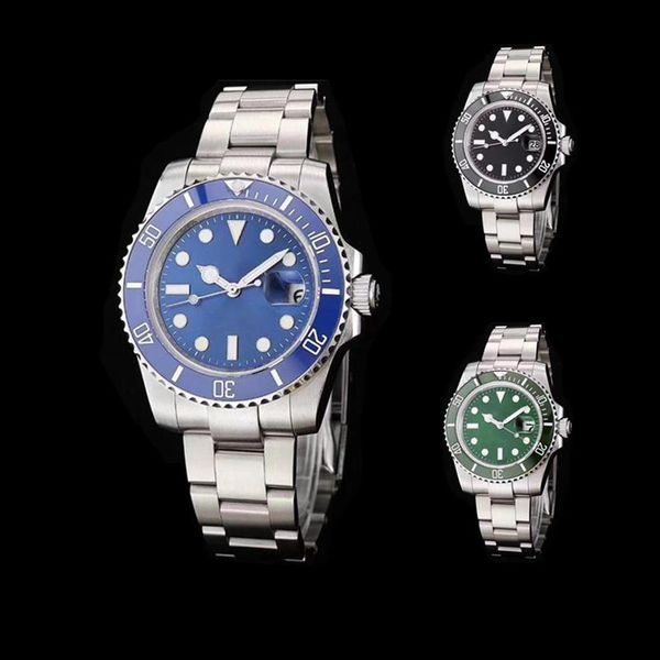 

mens watch 40mm automatic mechanical watches business wristwatches swimming wristwatch montre de luxe men gifts five colors295s, Slivery;brown