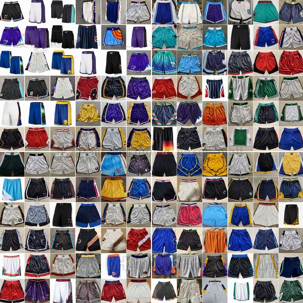 

printed 2023 new basketball pocket shorts all team shorts sport wear with pocket zipper sweatpants pant stitch pantaloncini man size xs-xxl, Black