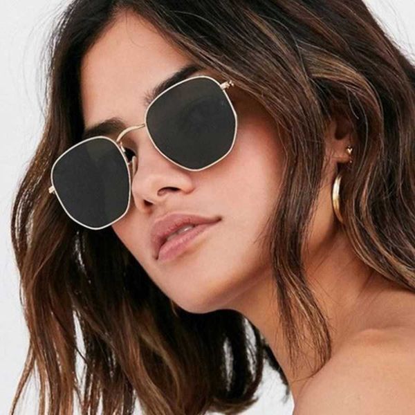 

sunglasses 2021 luxury vintage mirror brand designer sunglasses women/men classic round sun glasses uv400 oculos de sol gafas p230406, White;black