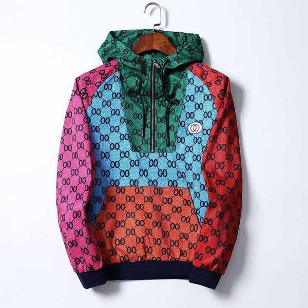 

fashion designer men's jacket coat caps plus size winter autumn stylist men women windbreaker outerwear zipper hoodies jackets coats as, Black;brown