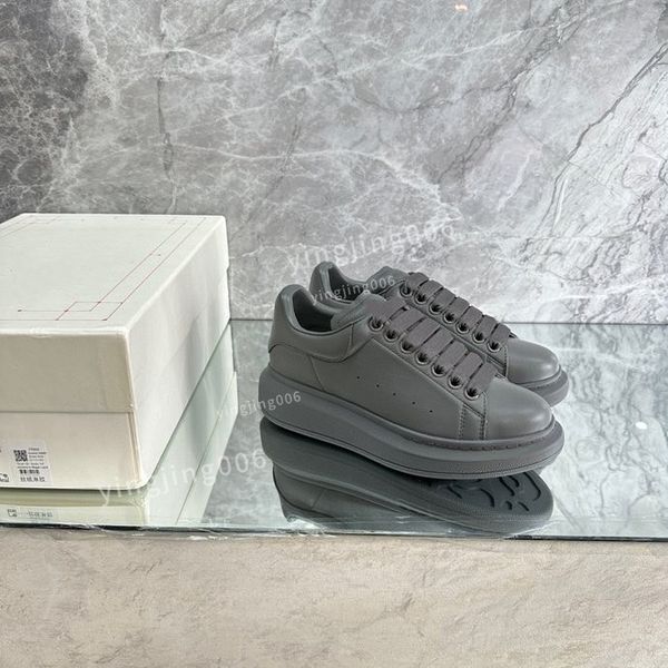 

r fashion brand casual shoes men's leather lace up fashion printing coach sports women's small white shoes2023, Black