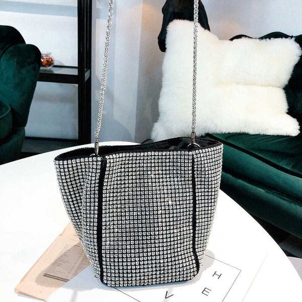 

evening bag bling rhinestone handbag women fashion diamonds chain shoulder bags