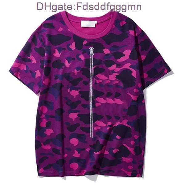 

men t shirts fashion designer camouflage short sleeve summer colorful print shirt casual crew neck ee woman clothing m-3xl k6o5, White;black