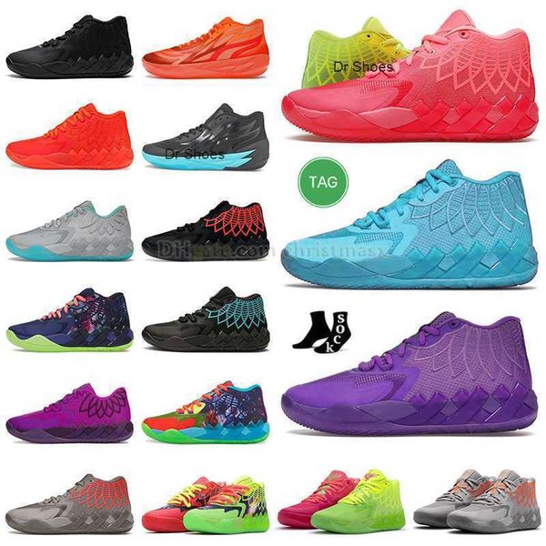 

lamelo ball 1 mb.01 men basketball shoes rick and morty mb.02 rock ridge red queen city not from here lo ufo buzz city black blast mens trai