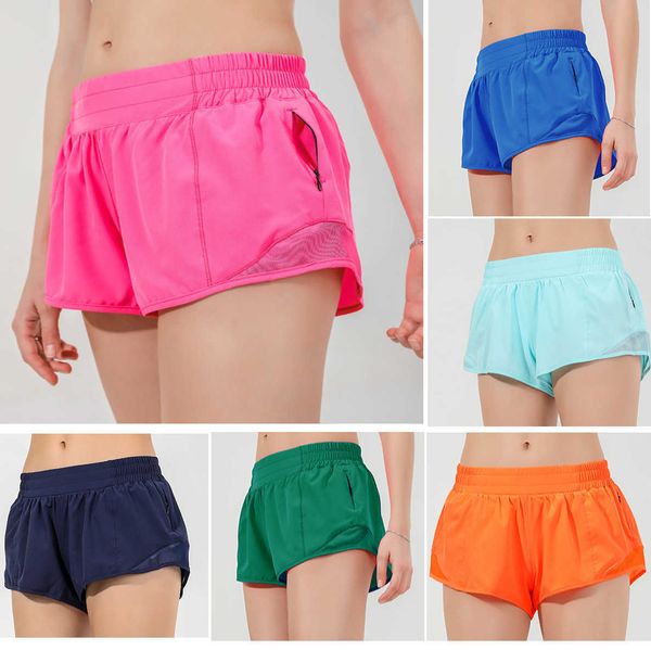 

designers lulu womens yoga shorts fit zipper pocket high rise quick lulus womens train short loose style breathable gym quality