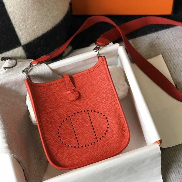 

handbags h bags leather her evel shoulder lyn mus mini luxury leisure casual street casual versatile cowhide hollow litchi pattern tote one