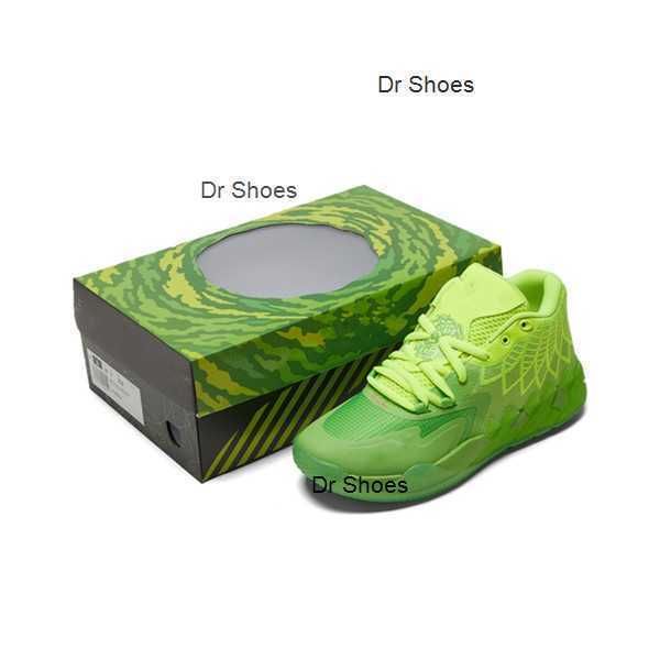 

grade school lamelo ball mb1 rick morty men basketball shoes 2022 queen city purple black red grey sport shoe trainner sneakers