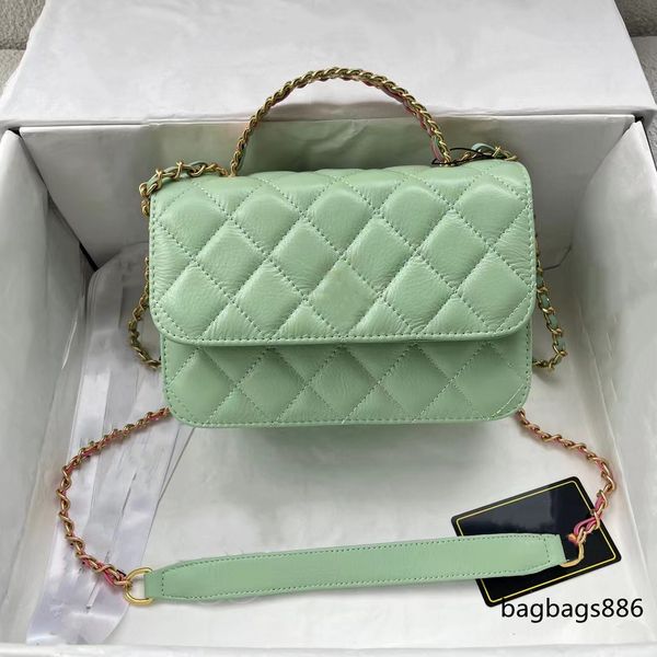 

23 p women's processing handbags vanity bag lambskin leather metal matelasse chain crossbody shoulder luxury handbag designer clutch ba