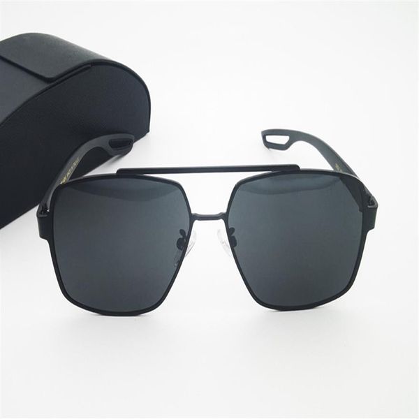 

retro polarized sunglasses man woman metal large square frame designer suitable for fashion beach driving uv400 oc217f, White;black