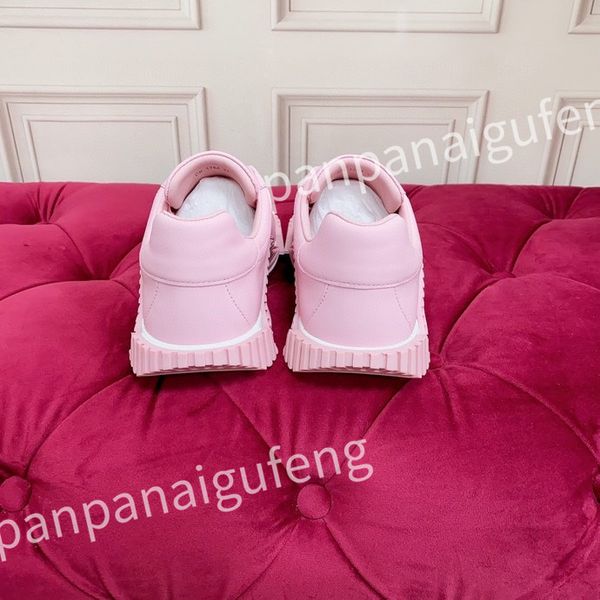 

2023 luxury calfskin women sneakers shoes white black leather trainers famous comfort outdoor trainers men's casual walking