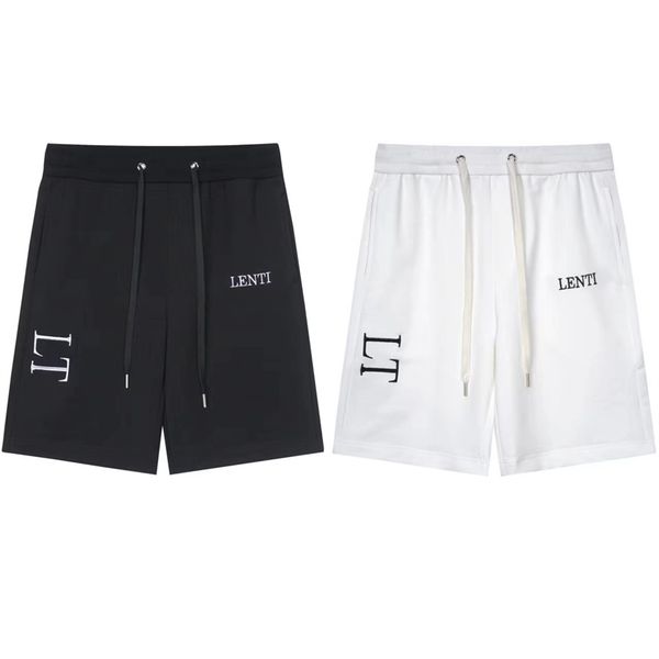 

famous designer designs personalized mens shorts summer casual sports 2023 trend fashionable summer quick drying mens beach shorts black and, White;black
