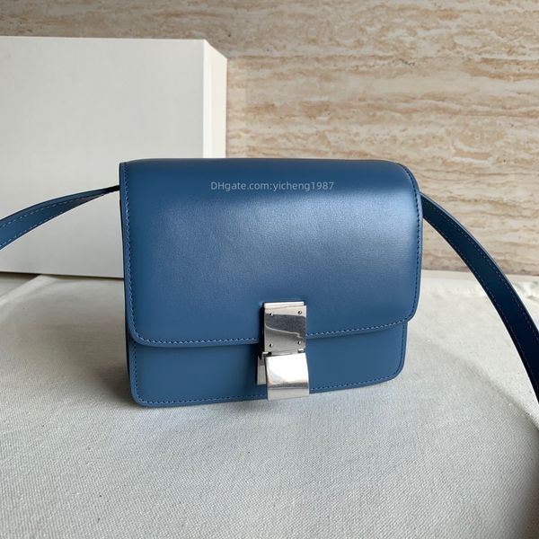 

10a tier mirror quality luxurys designer bags women mini purses 16.5cm teen polished cowhide leather shoulder crossbody classic box lakeside, Black;red