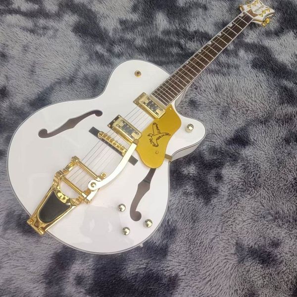 

custom white falcon hollow body 6 strings electric guitar chinese edition new