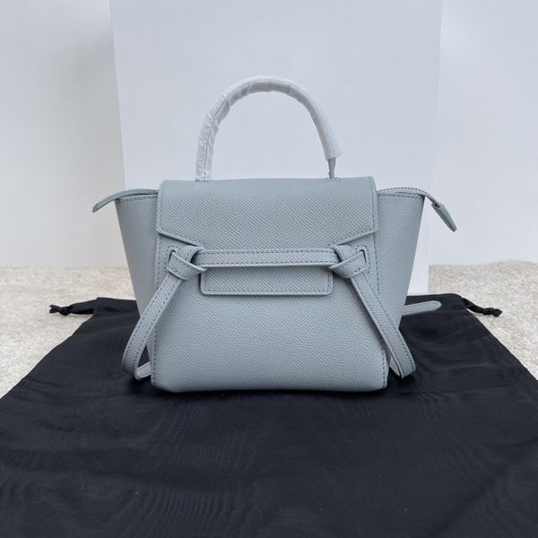 

10a brand tote mini bag women shoulder mineral colors bags real leather handbags 21cm designers granulated calfskin belt pico handbag ing, Black;red