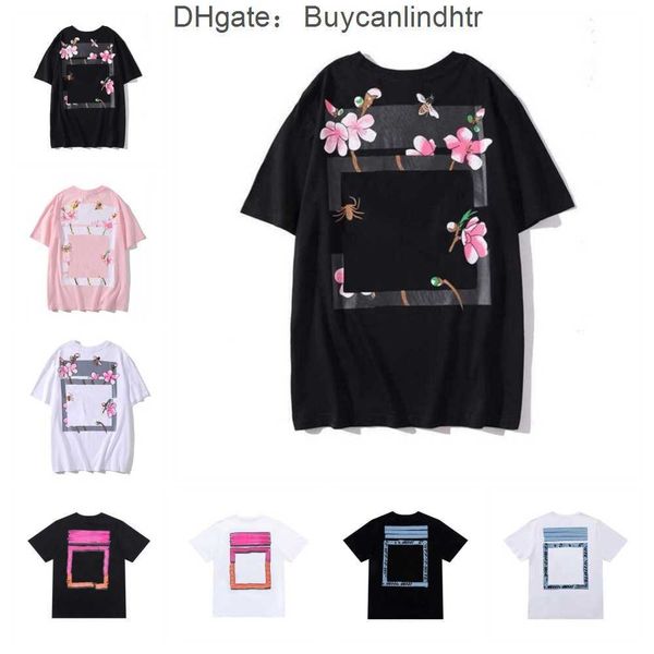 

classics white luxury mens t shirt designer brand t-shirts casual summer tees women back arrow x print t-shirt couples sports tshirts hip ho, White;black