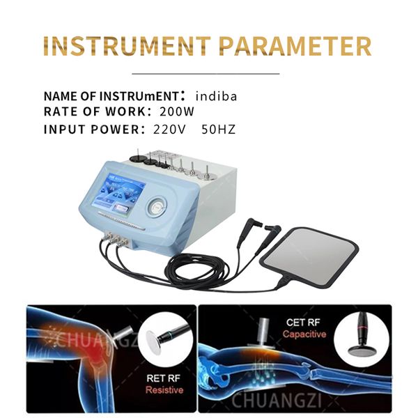 

indiba home beauty instrument deep beauty body slimming machine face lift devices rf high frequency 448khz spain technology