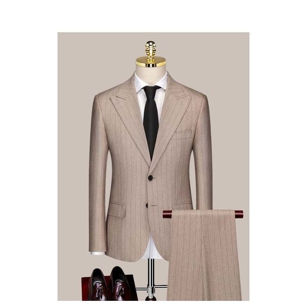 

men's suits blazers the latest fashion and colorful men's jacket set 2-piece jacket with trousers suitable for autumn clothing cus, White;black