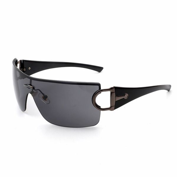 

oversize sunglass women sports men's cycling sun glasses one piece goggle 2000's designer y2k sunglasses, White;black