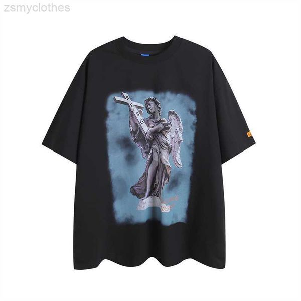 

men's t-shirts nbdassige 2023 new cotton print 1 1 high-quality oversize women's t-shirt, White;black