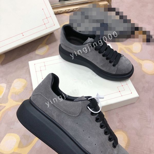 

2023mens sneakers shoes trainers sports lace-up famous brands patent leather mesh rubber sole fabric outdoor casual walking, Black