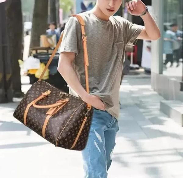 

2022 duffel mens designer travel clutch on luggage bag men basketball totes keepall 55 50 pvc clear handbag duffle bags 41412a 413#198#