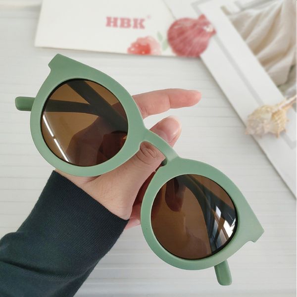 

sunglasses frames hbk retro vintage round women fashion trending jelly candy color shades uv400 classic men grey tea sun glasses 230407, Silver