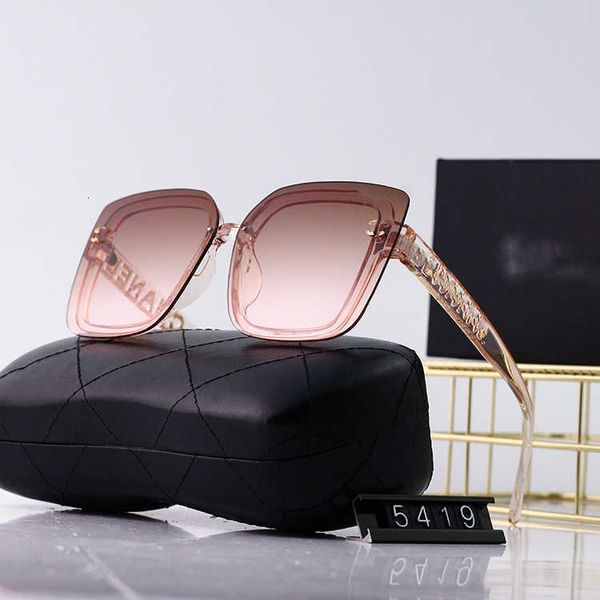 

fashion ch designer sunglasses canel xiaoxiangfeng sunglasses women 2022 new straight fashion texture, White;black