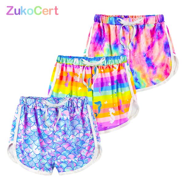 

shorts summer girls boy kids sport fashion tie dye casual pant trousers bottoms beach clothes 4 15 year 230406, Black