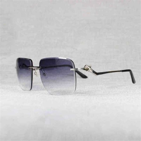 

2023 designer glasses model oversize rimless men style lens shape women shade clear galsses frame reading gafas for outdoor 120 sunglasses, White;black