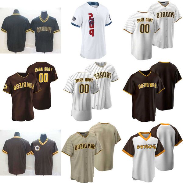 

baseball jerseys custom jersey mens women youth 49 michel baez 17 victor caratini 52 mike clevinger 9 jake cronenworth baseball jerseys, Blue;black