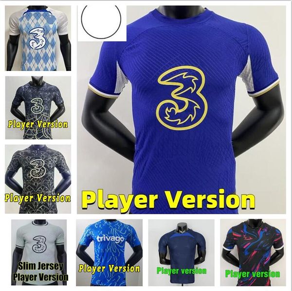 

22 23 24 cfc pulisic havertz soccer jerseys long sleeve werner football shirts jorginho camiseta 2023 2024 kante ziyech mount men kids kit w, Black;yellow