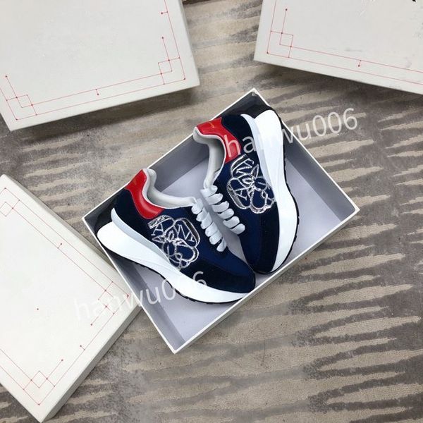 

2023new womens men casual shoes sneaker designer running shoes fashion channel sneakers women luxury lace-up sports shoe casual trainers cla, Black