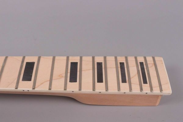 

new guitar neck 22fret 24.75inch mahogany maple fretboard block inlay bolt on