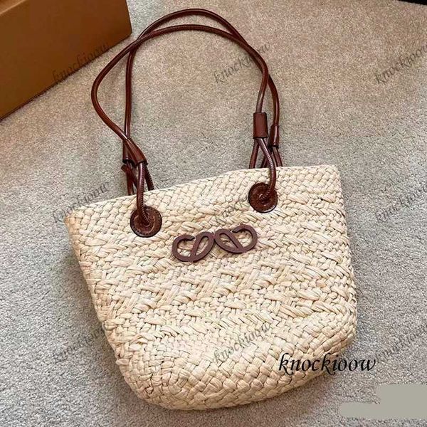 

designer 2023 straw bag vegetable basket shape tote beach bag woven bag shopping shoulder bag bucket bag summer bag women's fashion tot
