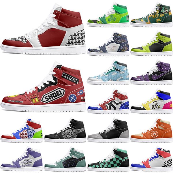 

New Customized Shoes 1s DIY shoes Basketball Shoes Men's 1 Women 1 Anime Customized Character Sports Shoes