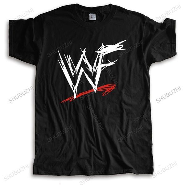 

men's t-shirts men's fashion cotton t-shirt wwf or tank gym tee wrestling fashion summer funny t-shirt men's european size bo, White;black