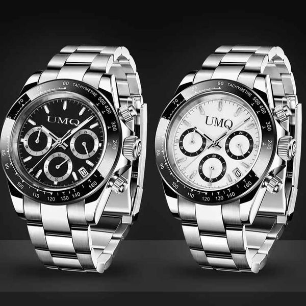 

stainless steel case men's watch automatic mechanical watch0, Slivery;brown