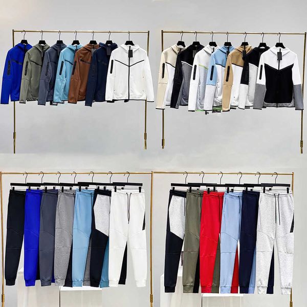 

Tracksuits Men's Sports Pants Hoodies Tech Fleece Pants Designer Hooded Jackets Trousers Womens Thick Coats Bottoms Men Joggers Running Quality Jumper Tracksuit