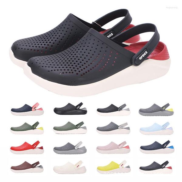 

sandals women flat 2023 summer thick platform slippers fashion non-slip soft bottom breathable female beach walking, Black