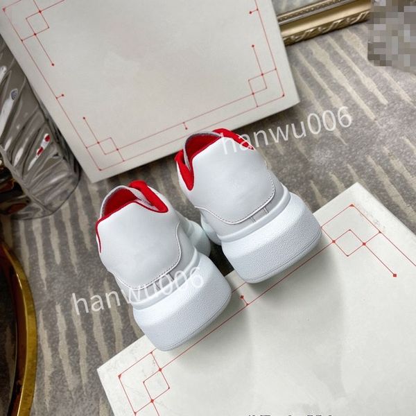 

2023new brand designer flat sneaker casual shoes canvas leather letter overlays fashion platform mens womens low sneakers, Black