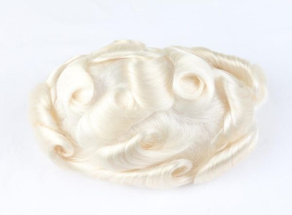 

men039s wig super fine swiss lace men toupee 8x10 inches brazilian human hair prosthetic male wigs7781235, Black