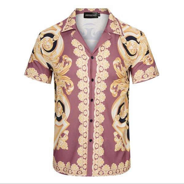 

mens designer shirts brand clothing men shorts sleeve dress shirt hip hop style cotton 104158, White;black