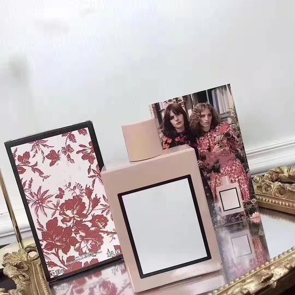 

designer pink floral women's fragrance 100ml edp perfume spray long lasting clone scent women's cologne wholesale