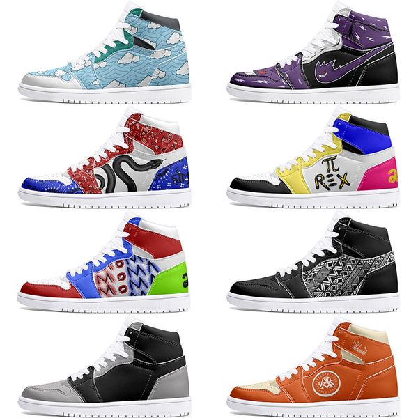 

New Customized Shoes 1s DIY shoes Basketball Shoes men 1 female 1 Anime Customized Character Trend Versatile Outdoor sneaker
