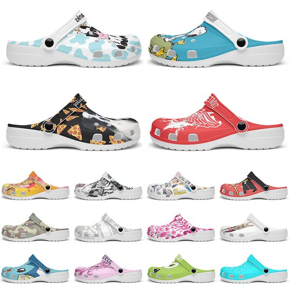

Customized fashion exquisite fashionable beautiful clean Diy shoes for men and women's indoor slippers 43-98657