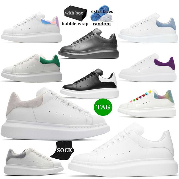 

designer womens casual shoes mens oversized white black platform sneakers lace up chaussures leather velvet suede de espadrilles