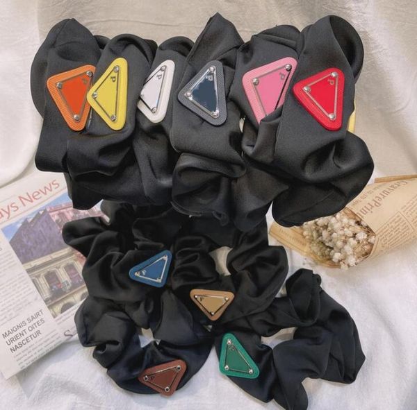 

2021 women designer letter hair rubber band bowknot letter elastic hair rope ponytail holder luxury hair accessories3148833, Pink