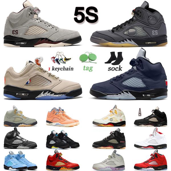 

light bone 5s basketball shoes jumpman 5 ale sneakers fire red concord black muslin georgetown fire red off noir aqua we the black men women